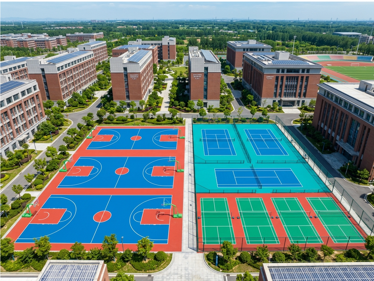 张家口市硅PU球场硅PU篮球场 - 排名